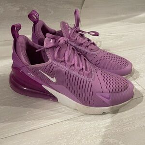Nike Purple Sneakers with Air Cushion Design